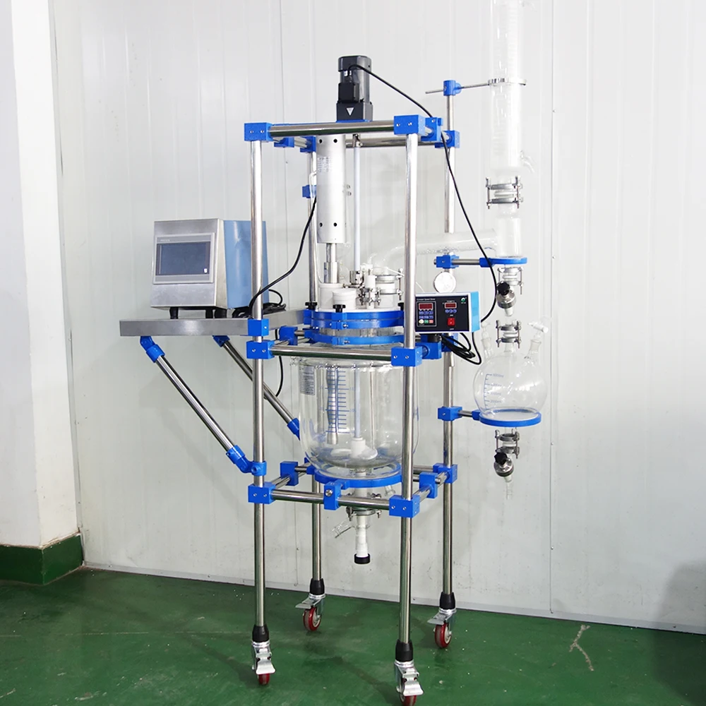 High Borosilicate glass reactor supplier