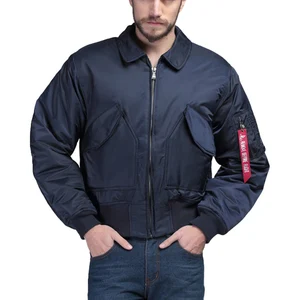Custom Bomber Jacket Winter Loose Thickened Short Coat Cotton Jacket Lapel Zipper Men's Jacket Plus Size