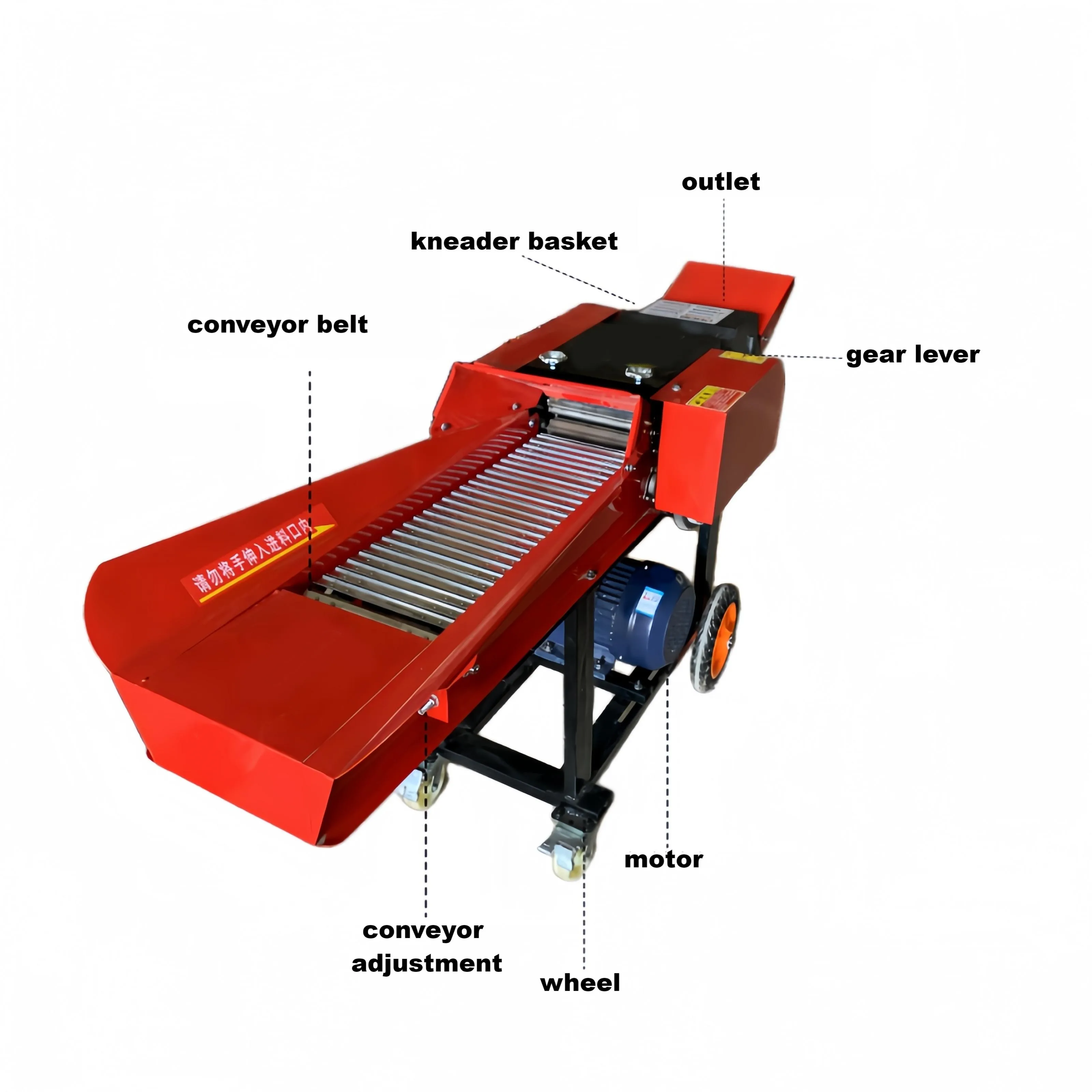 Electric Straw Cutting Machine Forage Grass Chopper Hot Sale hay Chaff Cutter