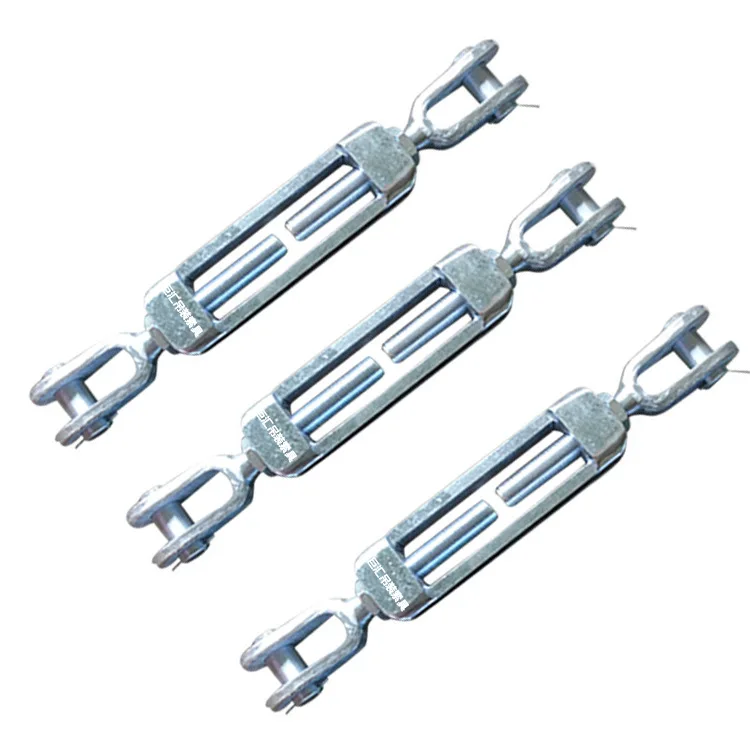 Drop Forged High Tensile US Type Turnbuckle Carbon Steel Din 1480 with Hook and Eye Jaw Jaw Type Rigging Hardware Turnbuckle