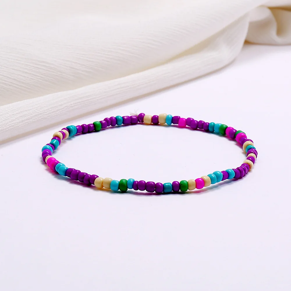 Bracciali Bohemien,Braccialetto con Perline Verdi a Più Strati 7 Pezzi Braccialetto Elastico Bohémien Braccialetto Regolabile Fatto a Mano Stile Vacanza al Mare Braccialetto con Ciondoli per Donna