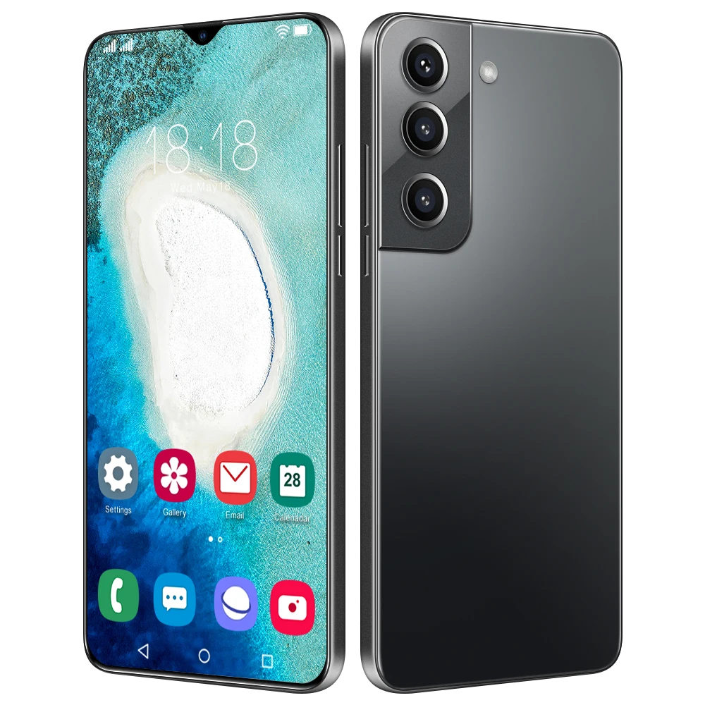 Сенсорный мобильный телефон с поддержкой android 11 0 5G LTE 6 7 дюйма 32 МП 50 16 ГБ