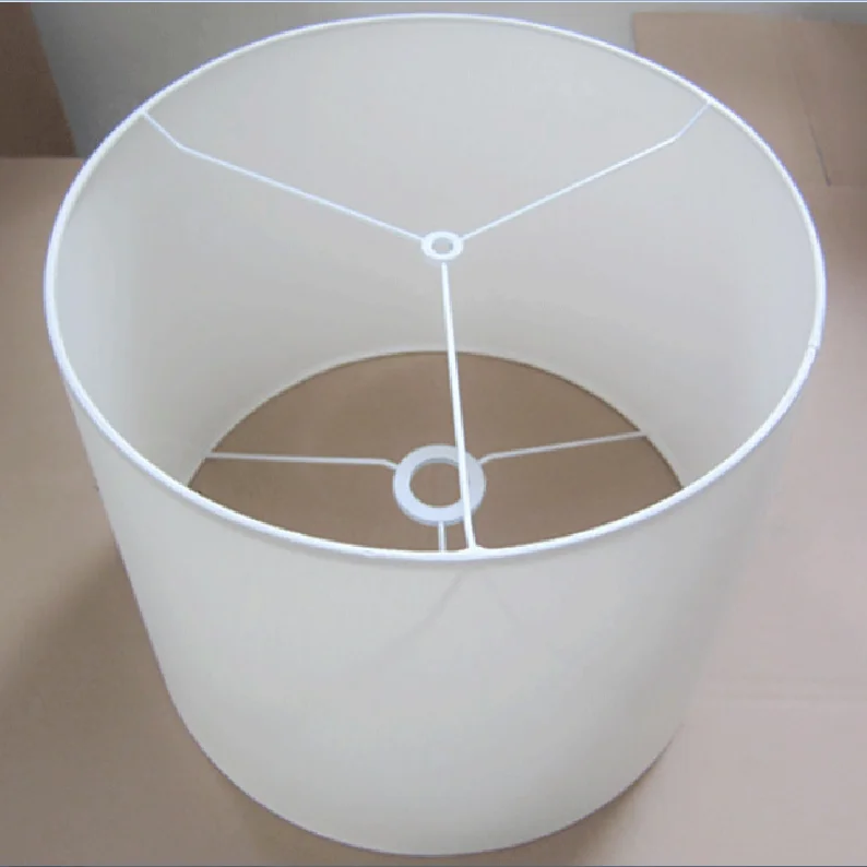 YF-0038 светильник Ближнего Востока высококачественный белый цилиндрический круглый плоский хлопковый абажур