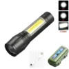 Mini plastic light with waterproof box and lanyard