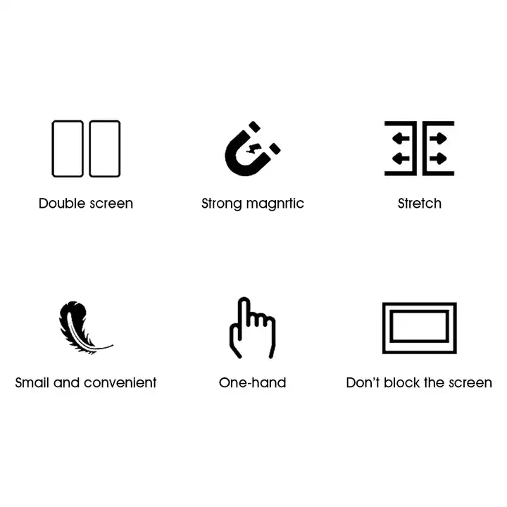 Phone Mount Adjustable Monitor Expansion Bracket Car Magnetic Screen Side Phone Support Holder for Tesla for PC