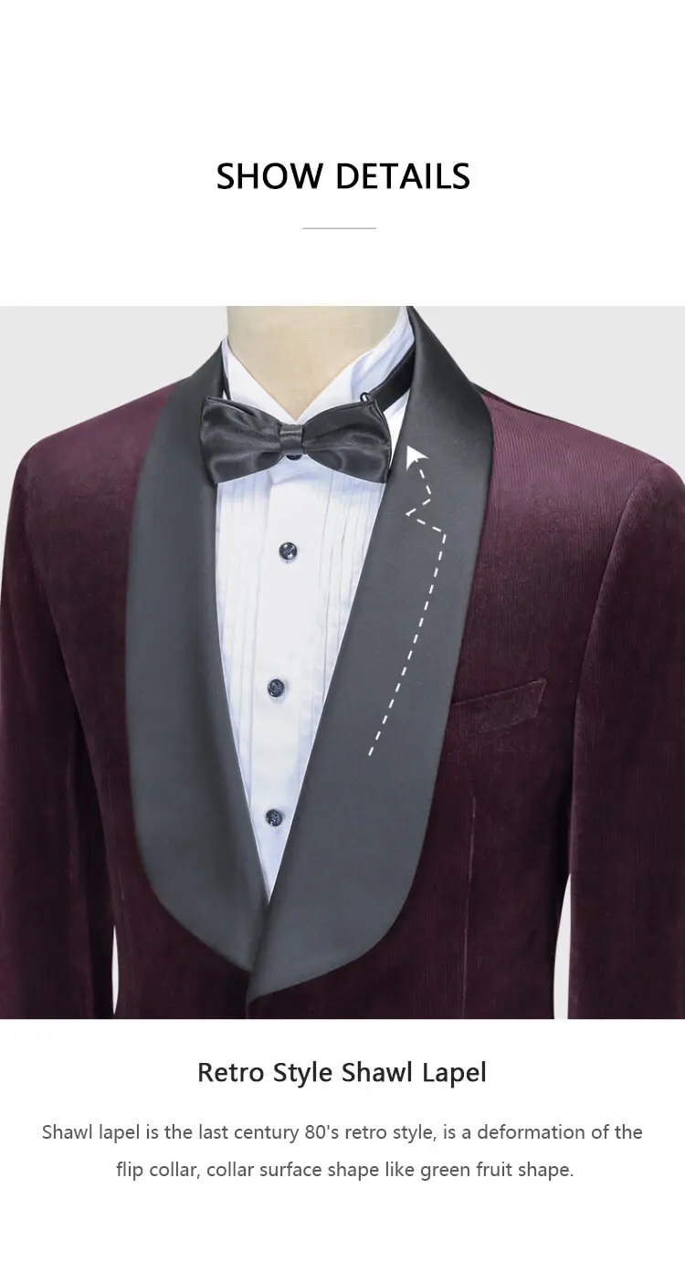 Traje Delgado De Tela De Pana Para Hombre,Esmoquin De Boda,Traje Francés,2  Piezas,Listo Para Hacer A Precio De Fábrica,Venta Al Por Mayor - Buy  Francés Traje Para Hombres,Venta Al Por Mayor Traje De