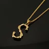 Gold single pendant-S