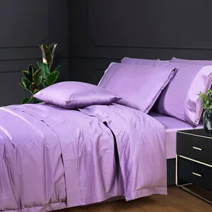 Pure Cotton Queen Size Bedsheets Satin Bedsheet Bedding Comforter Sets Luxury Bed Sheets Flat Bed Sheet Set 100% Combed Cotton