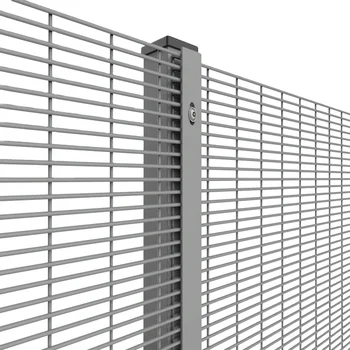 2025 High Security 358 Fence Wire Mesh Fence Waterproof Plastic Dipping Metal Anti-climbing 358 Security Fence for Prison