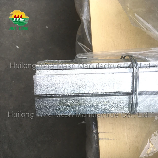 Galvanized Chain Link Fence Gate Latch with Padlock Hole Heat Treated Wood for Kennel Fence or Other Gate Applications