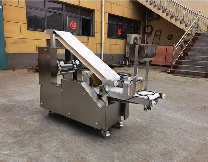 Adjustable Thickness Naan Paratha Chapati Making Machine Fully Automatic Indian Grain Product Making Machines
