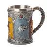 Four-Sided Lion Head Beer Mug