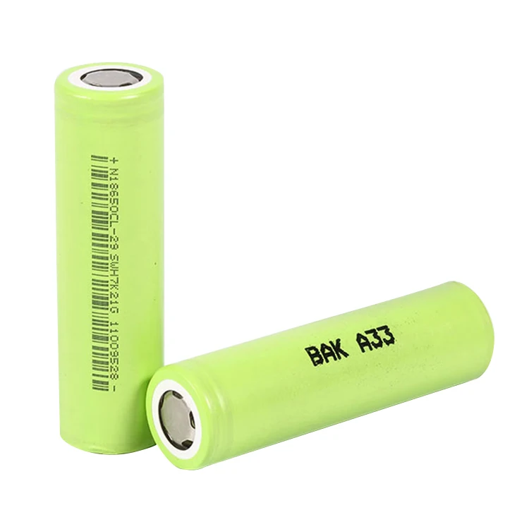 18650 2900mah Lithium Ion Battery – BAK – 3C Discharge Rate