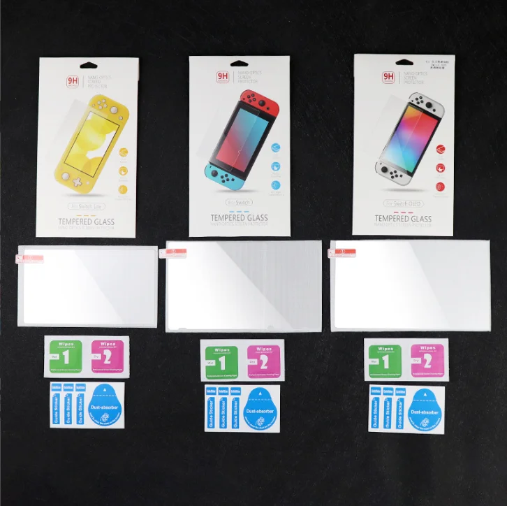 Tempered Glass Manufacturer with Retail Package Screen Silm for Nintendo Switch Lite for Nintendo Switch Oled Screen Protector