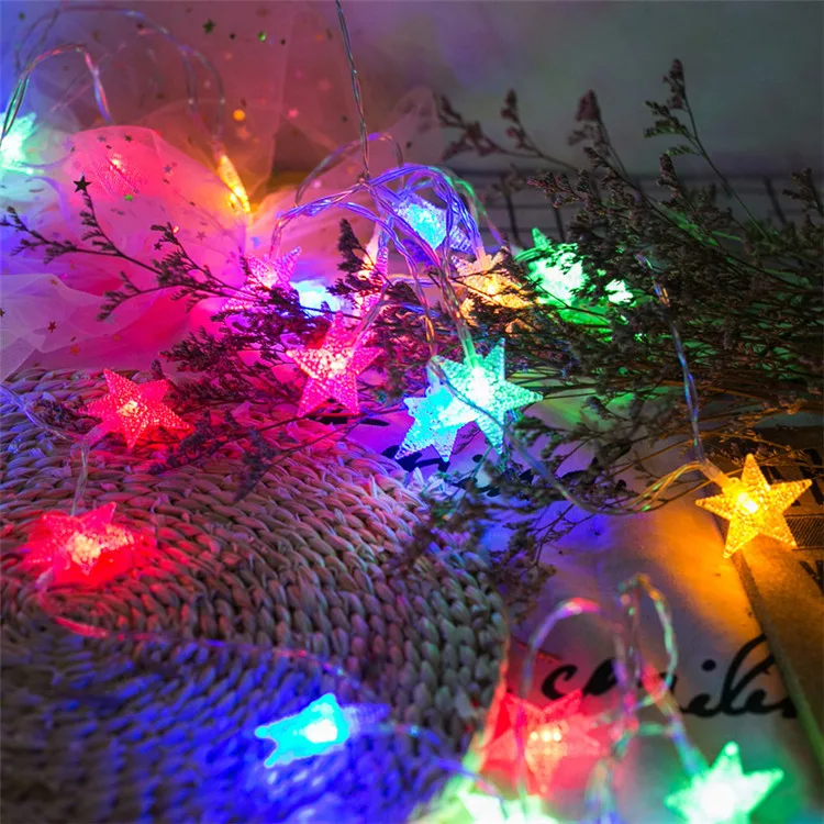 Mini Star Led String Light Fairy String Light 5M 30Leds Christmas Party Decoration Lamp Eid Mubarak Ramadan Decoration