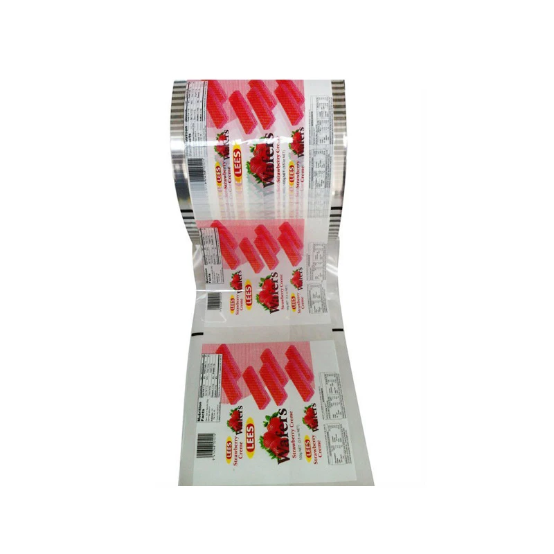 Factory Price Custom Metallized Bopp/cpp Chocolate Wrapper Cookies Biscuit Food Plastic Rolls Film