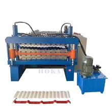 Double Layer Metal Roof Sheet Making Galvanized Steel Roof Profile Roll Forming Machine