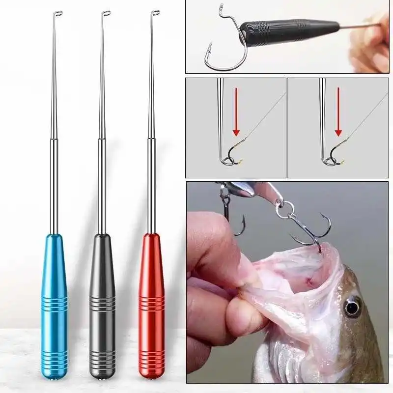 acero inoxidable fácil pescado gancho removedor seguridad pesca gancho  extractor dispositivo de desacoplamiento rápido dispositivo herramientas de  pesca equipo