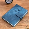 Sky-blue deer head buckle, 180 sheets, 360 pages