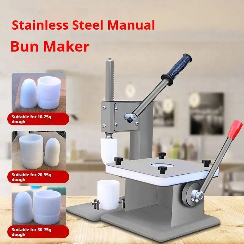 TEBAK  Manual Stuffed Bun Machine  Manual Home Use Portable Steamed Stuffed Dough Press Cutting Machines