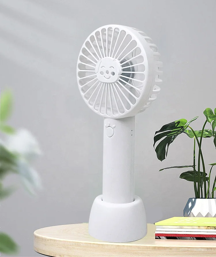 Promotional Mini Handheld Fan Small Personal Portable Fan Speed Adjustable USB Rechargeable Fan for Women Girls Kids Outdoor