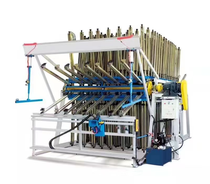 Hydraulic Rotary Composer Wood High Frequency Clamp Carrier Machine