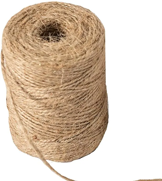 DODUO Jute Twine Natural Gift Twine String Packing String 236 Feet Working Load Limit 20 lbs 