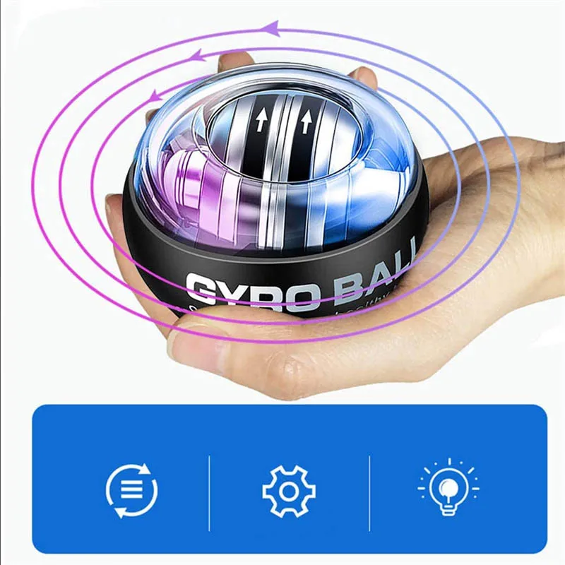 Autostart Gyroscope Wrist Gyro Ball For Wrist Power Ball Handle