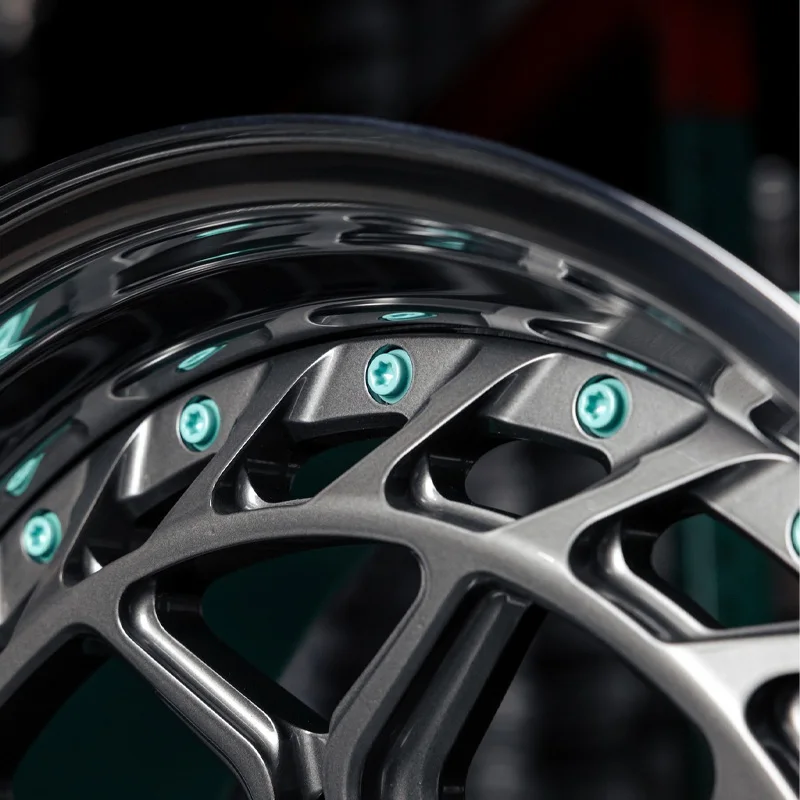 XINLAI Deep Concave 2-piece Forged Passenger Car Wheel 5x120 5x112 5x114.3 Beadlock Wheels 18 19 20 21 22 23 Inch Rims - Image 6