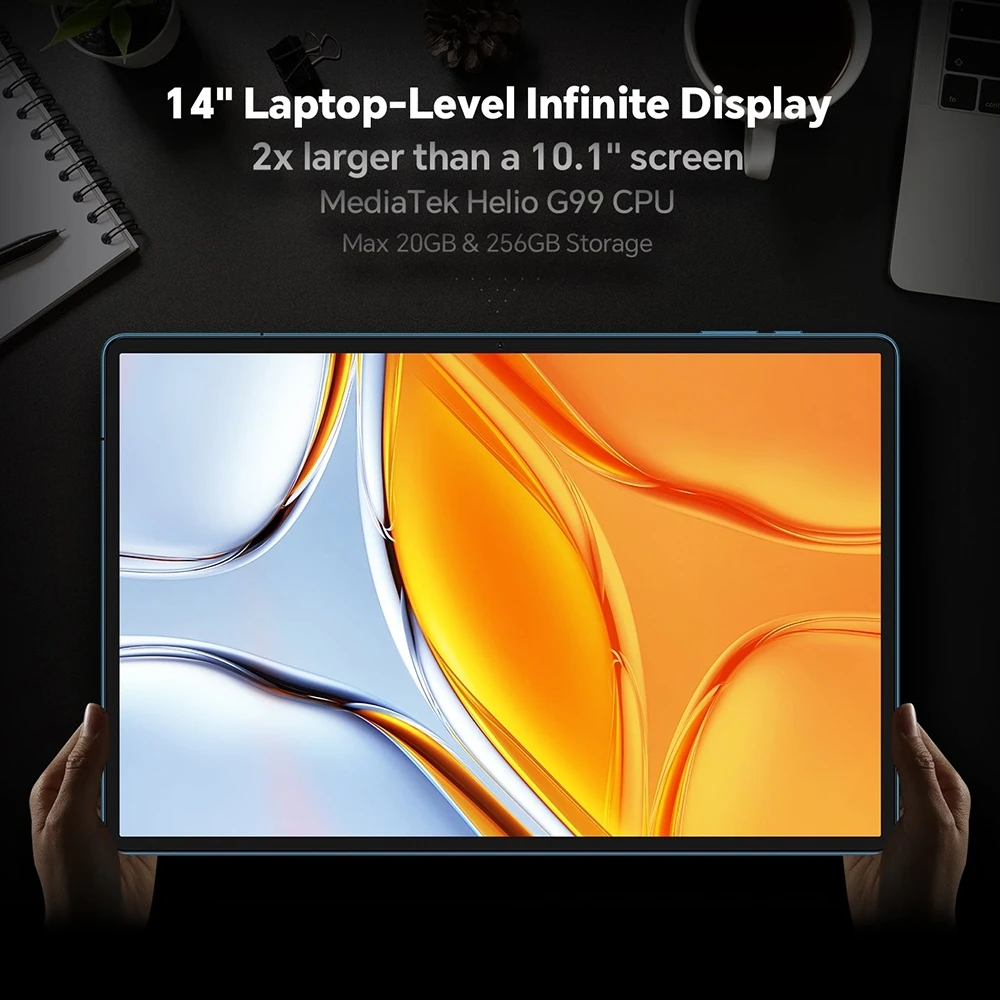 Teclast T70 4G LTE Tablet PC - 8GB+256GB Dual SIM 10000mah