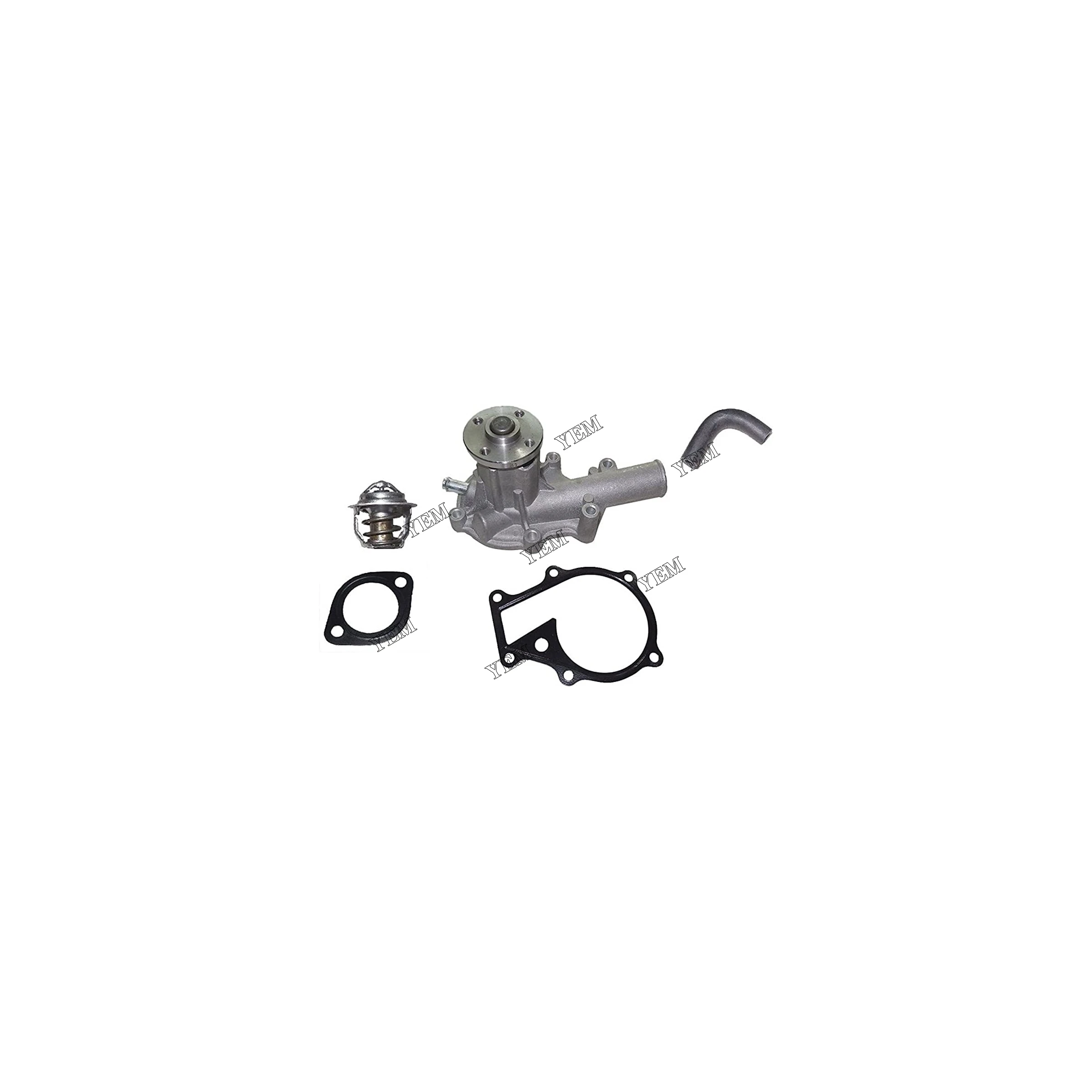 New Water Pump With Return Hose & Thermostat Fits for Kubota BX2200D 1W0001 Diesel Engine Spare Parts