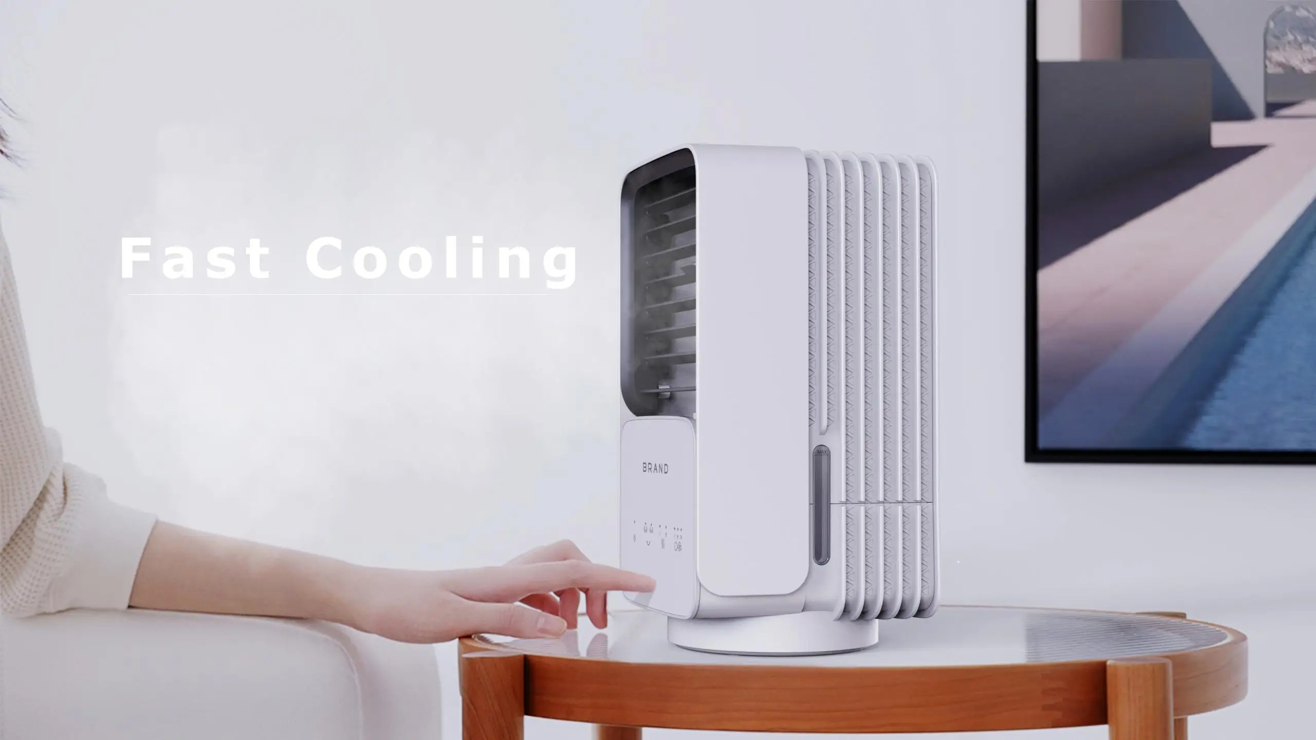 Evaporative Air Cooler, LED, Portable - detail 4