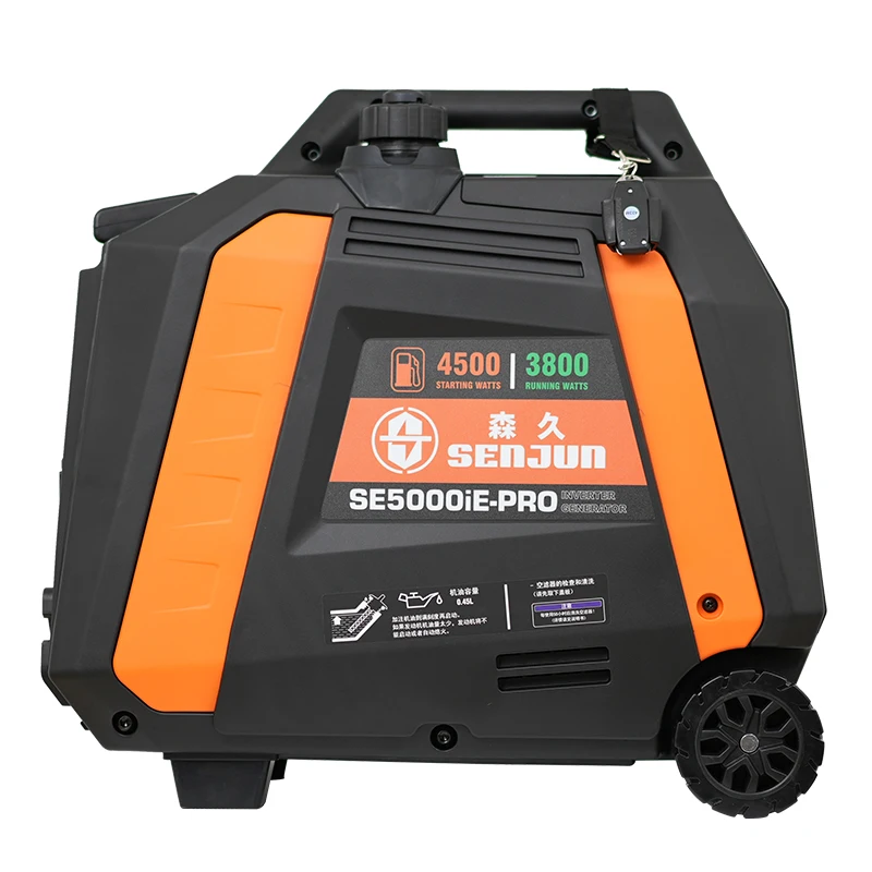 4kW Power 120/240V 3000 W 5kVA Gruppo Elettrogeno for Home / Silent Type Portable Inverter Gasoline Japanese Mini Generator