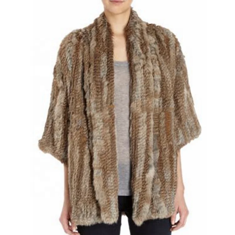 half sleeve fur jacket