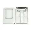 Matt silver with tin box