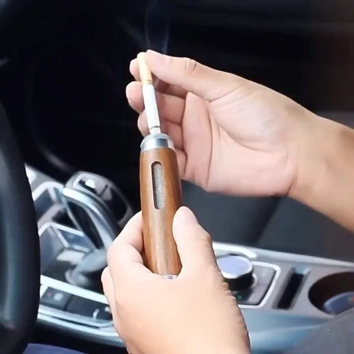 Fireegg Car Ashtray Antiash Smoking Artifact Filter Cigarette Holder