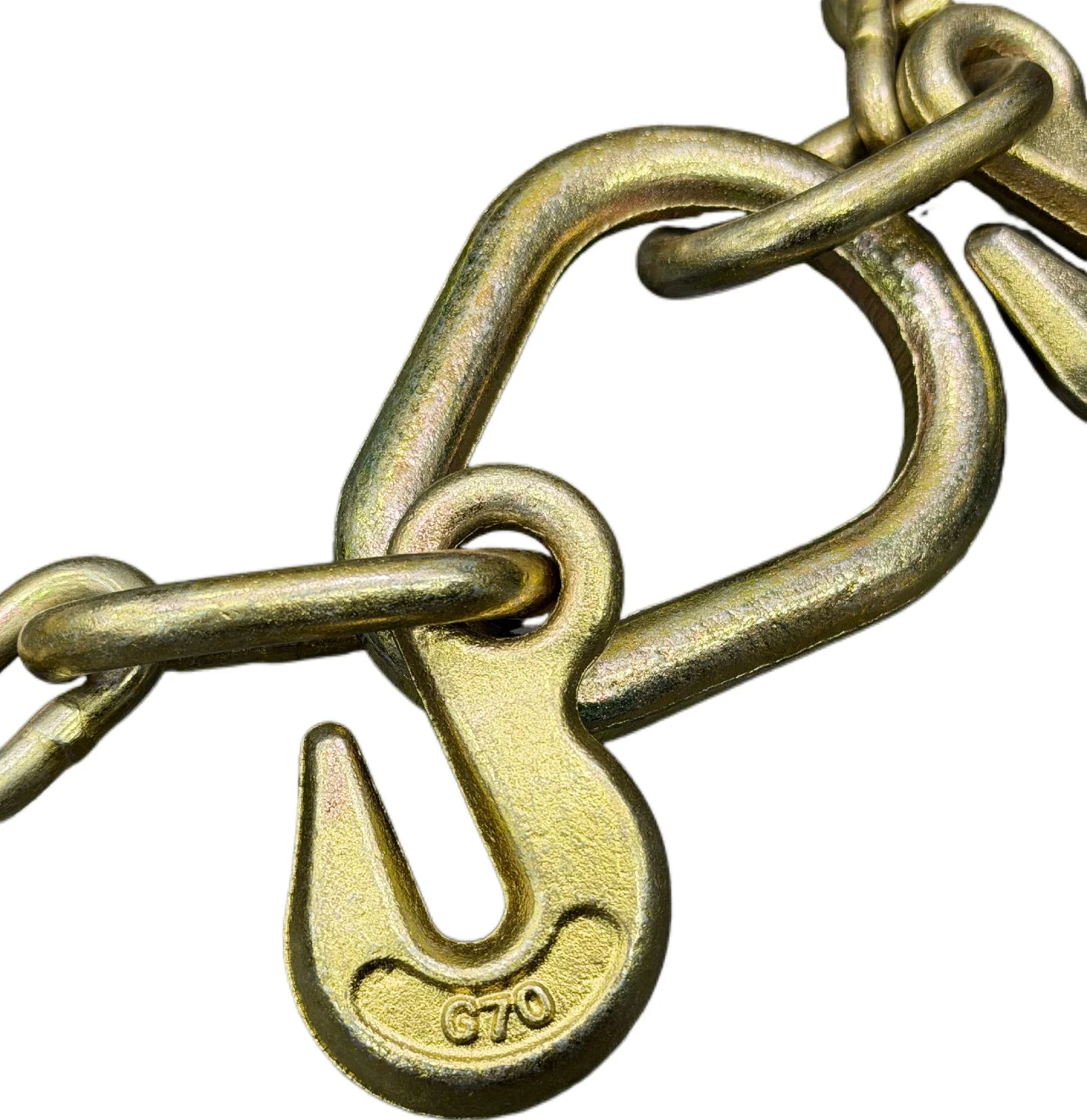 product heavy duty galvanized alloy steel g70 v chain with 8 j hook  combo hook-0