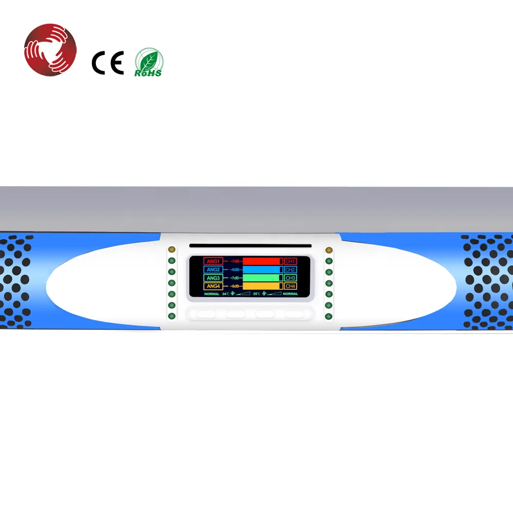 Class D Power Amplifier 4 Channels 600W 1u Digital Professional Audio Power Amplifiers