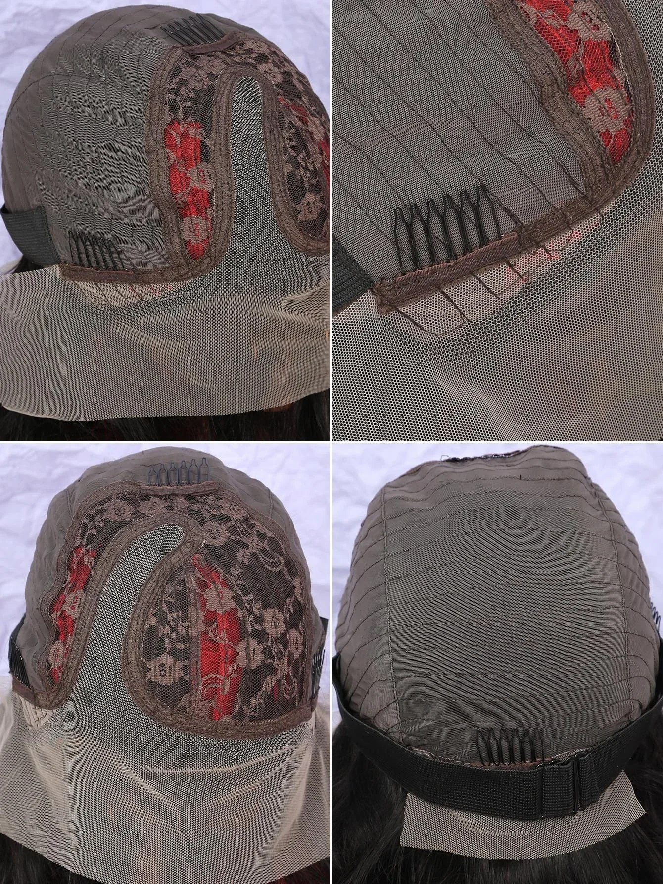 Parrucche di capelli umani ondulati di colore rosso misto al 250% Parrucca di pizzo trasparente con parte a T Parrucche frontali in pizzo brasiliano Remy_voghion.com