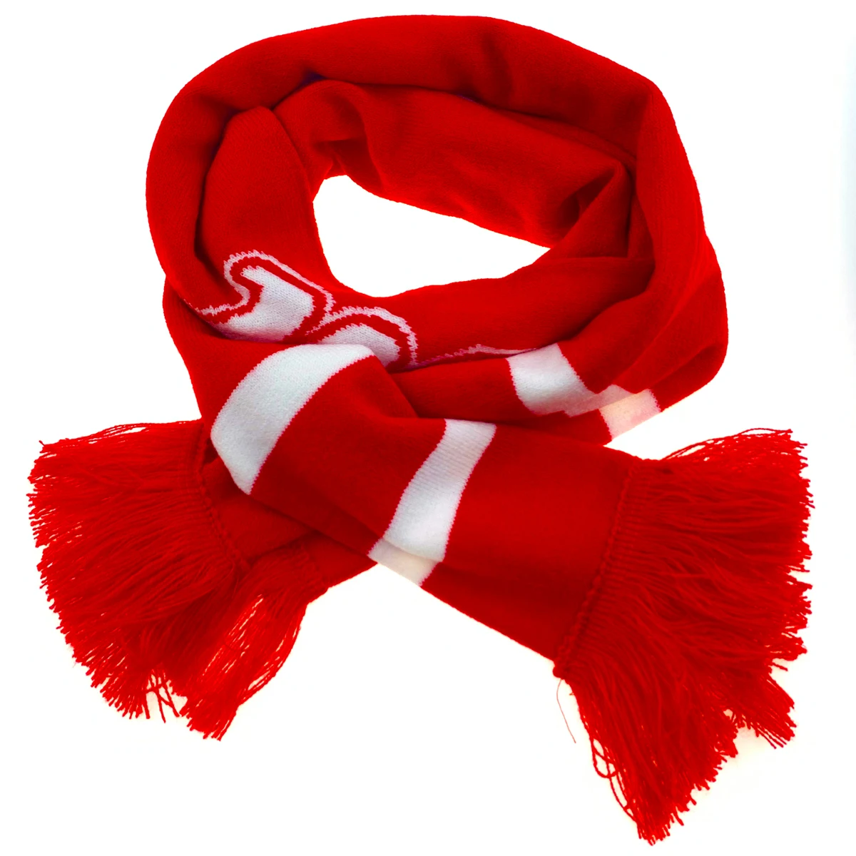 2024 футбольный шарф с логотипом на заказ спортивный для взрослых оптом акриловый Жаккардовый трикотажный