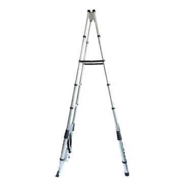 3.5+3.5 Meter 12+12 Steps Double Foldable Aluminum Ladder Best Sell Home Use Ladder