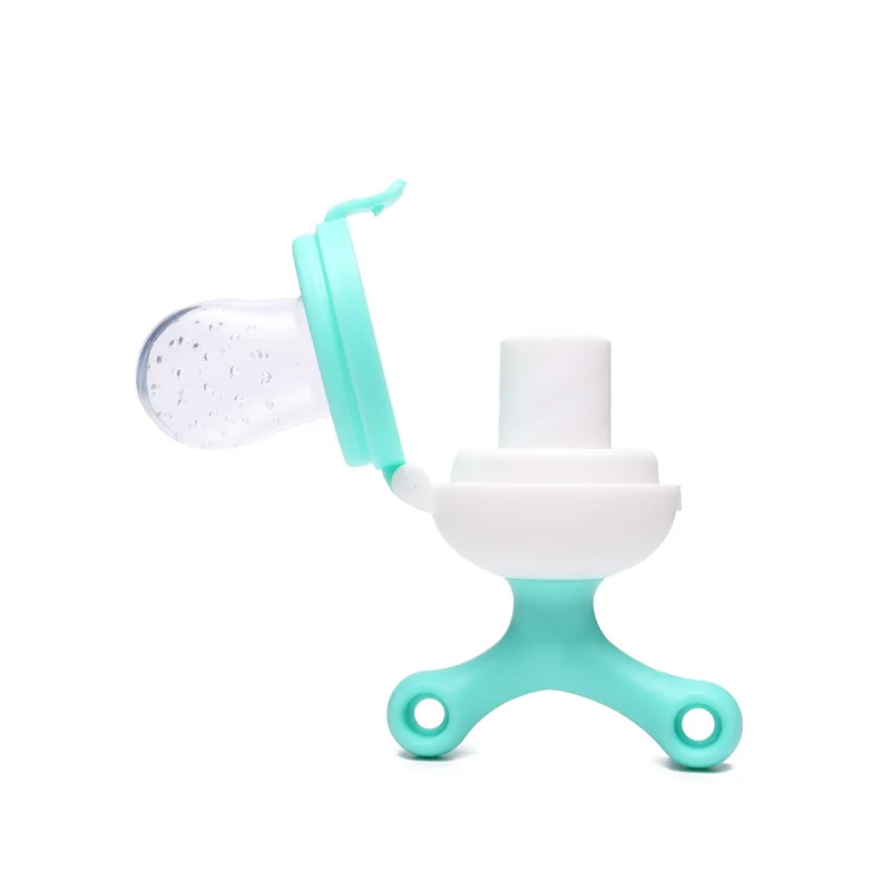 2020 New style Safety Baby Fresh Food Feeder vegetable Fruit Feeder Bpa Free Pacifier Infant colorful Silicone Teether