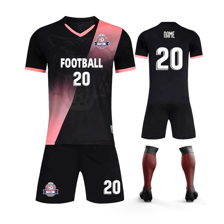 New Season Club Cup Sublimation 100% Polyester Soccer Uniform Custom Logo PRO  Football Shirts Jersey - China Soccer Uniforms and Football Tops price