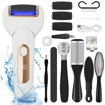 Electric Pedicure Foot File Kit Electronic Callous Remover Tool with Dead Skin Removal Convenient Callus Remover for Feet