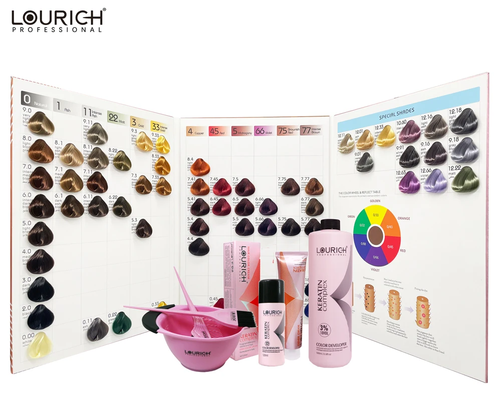 Salon Hair Color Chart For Hair Dyeing Fashionable Color