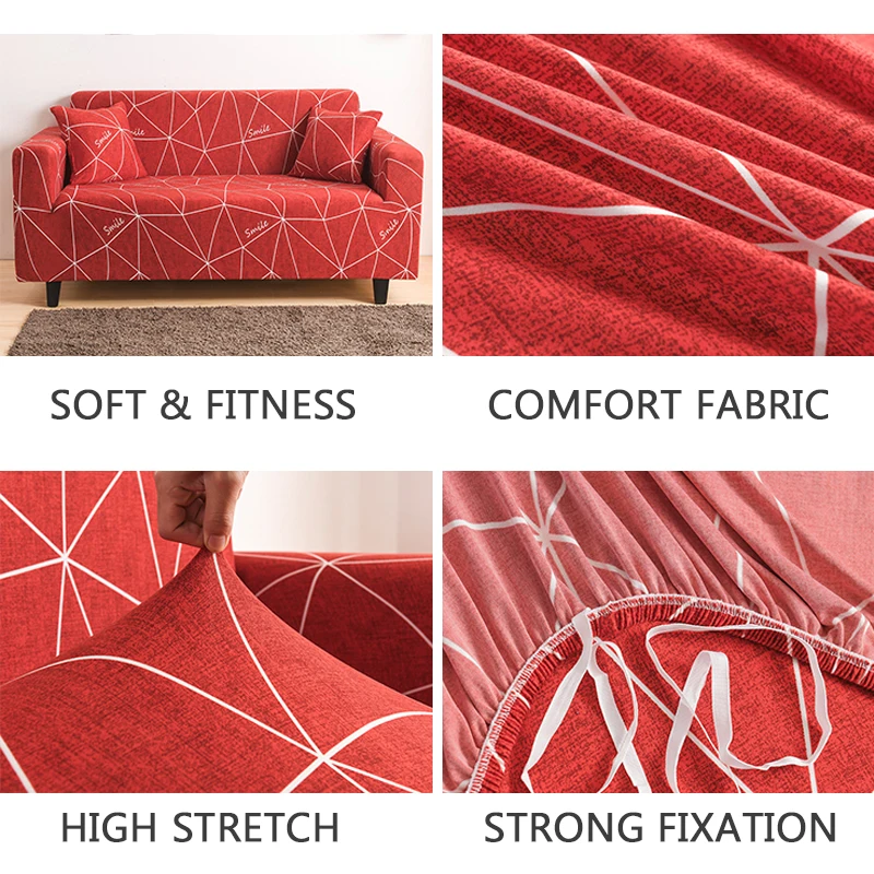 Living Room L Shaped Couch Cover Sofa Covers Set Slipcovers 3 Seater