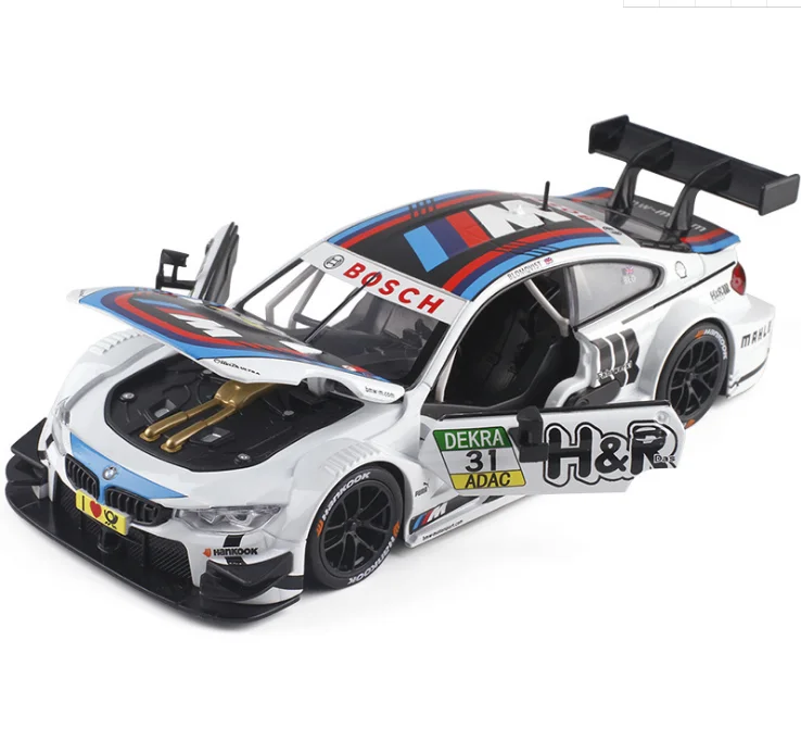 Alloy Diecast 1:24 Model Car Miniature Bmw M4 Dtm