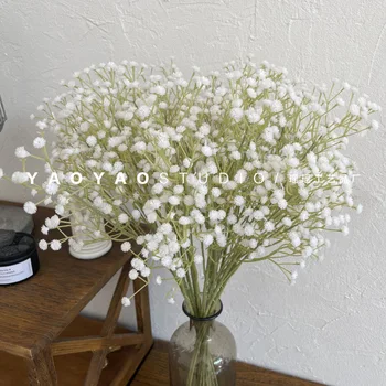 High Quality Artificial Gypsophila Flowers Soft Rubber Simulate Flowers for Home Wedding & Christmas Decor Wholesale