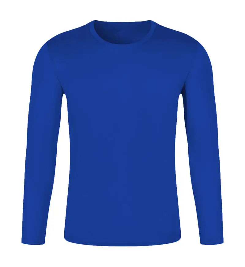 Wholesale Long Sleeve Polyester Blank Plain Men's t-Shirts Sublimated Custom t Shirt For Women157_voghion.com