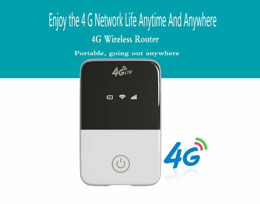 Portable Wifi Router Mini Wireless Wifi Routers Battery Mobile Hotspot 4G Lte Long Range 4G Pocket Router Wifi With Sim Card
